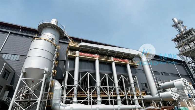 Phương pháp vận chuyển bột polyimide bằng khí nén