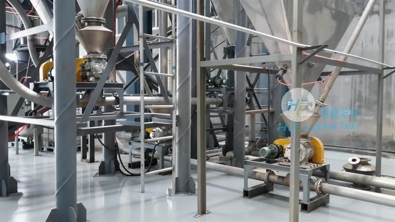 Phương pháp vận chuyển bột gốm bằng khí nén
