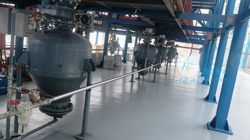 Kế hoạch truyền khí cho bột đá phốt phát