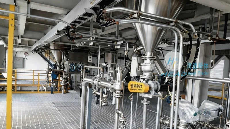Giải pháp vận chuyển khí cho hạt đường trắng