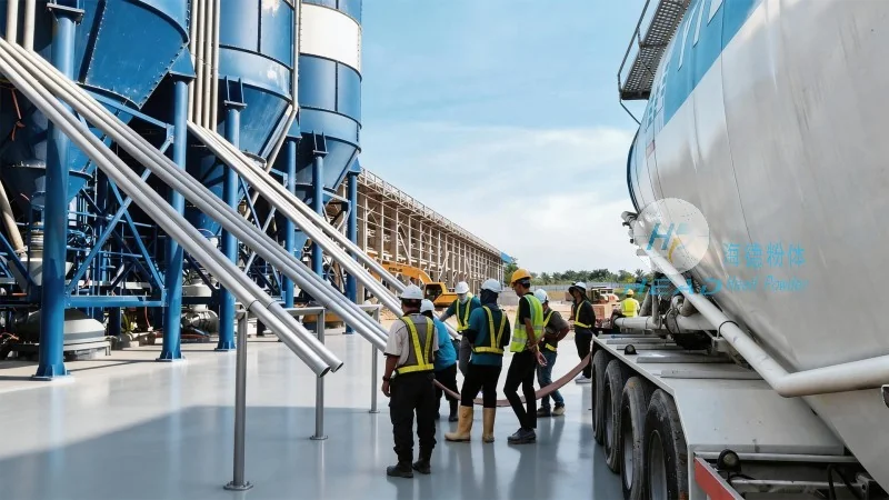 Phương pháp vận chuyển bằng khí cho bột nhôm