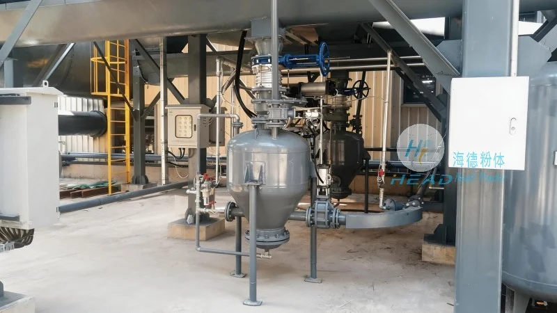 Phương pháp vận chuyển bằng khí với bụi silic